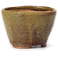 Pot à bonsaï rond vert et marron par Bonsai - 65 x 65 x 45 mm