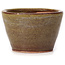 Pot à bonsaï rond vert et marron par Bonsai - 65 x 65 x 45 mm