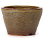 Pot à bonsaï rond vert et marron par Bonsai - 65 x 65 x 45 mm