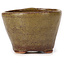 Vaso bonsai rotondo verde e marrone di Bonsai - 65 x 65 x 45 mm