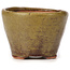 Pot à bonsaï rond vert et marron par Bonsai - 65 x 65 x 45 mm