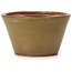 Vaso bonsai rotondo verde e marrone di Bonsai - 70 x 70 x 40 mm