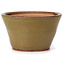 Vaso bonsai rotondo verde e marrone di Bonsai - 70 x 70 x 40 mm