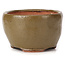 Pot à bonsaï rond vert et marron par Bonsai - 65 x 65 x 40 mm