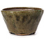 Ronde groene bonsai pot van Bonsai - 75 x 75 x 45 mm