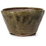 Round green bonsai pot by Bonsai - 75 x 75 x 45 mm