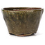 Round green bonsai pot by Bonsai - 75 x 75 x 45 mm