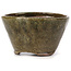 Round green bonsai pot by Bonsai - 75 x 75 x 45 mm