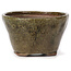 Pot à bonsaï rond vert par Bonsai - 75 x 75 x 45 mm