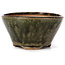 Pot à bonsaï rond vert par Bonsai - 80 x 80 x 45 mm
