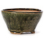Pot à bonsaï rond vert par Bonsai - 80 x 80 x 45 mm