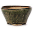 Pot à bonsaï rond vert par Bonsai - 80 x 80 x 45 mm
