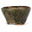 Pot à bonsaï rond vert par Bonsai - 80 x 80 x 45 mm
