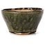 Round green bonsai pot by Bonsai - 80 x 80 x 45 mm