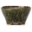 Pot à bonsaï rond vert par Bonsai - 80 x 80 x 45 mm
