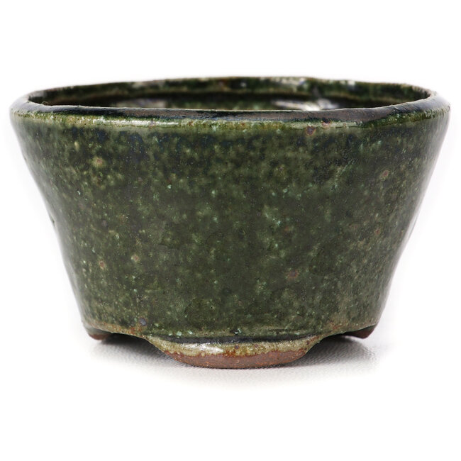 Runde grüne Bonsaischale von Bonsai - 70 x 70 x 40 mm