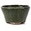 Round green bonsai pot by Bonsai - 70 x 70 x 40 mm