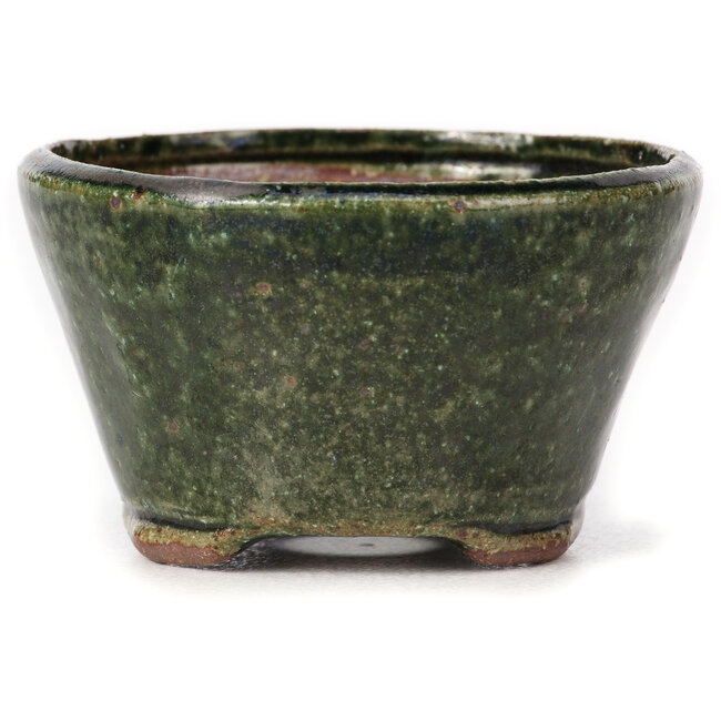 Pot à bonsaï rond vert par Bonsai - 70 x 70 x 40 mm