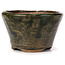 Ronde groene bonsai pot van Bonsai - 70 x 70 x 45 mm