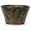 Vaso bonsai rotondo verde di Bonsai - 70 x 70 x 45 mm