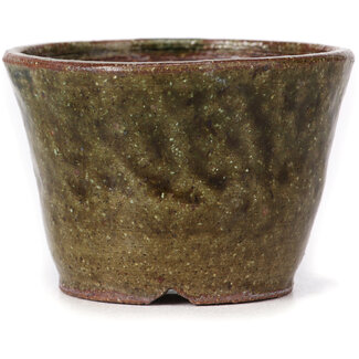 Bonsai Pot à bonsaï vert rond de 70 mm par Bonsai, Japon