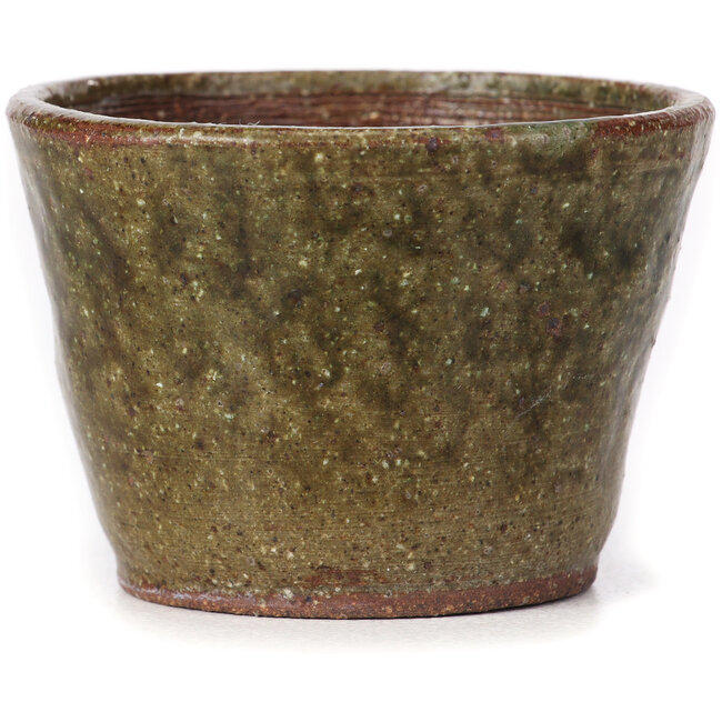 Maceta de bonsái verde redonda de Bonsai - 70 x 70 x 50 mm