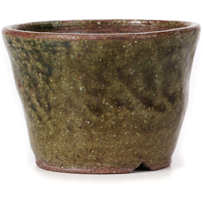 Vaso bonsai rotondo verde di Bonsai - 70 x 70 x 50 mm
