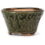 Pot à bonsaï rond vert par Bonsai - 75 x 75 x 45 mm