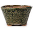 Pot à bonsaï rond vert par Bonsai - 75 x 75 x 45 mm
