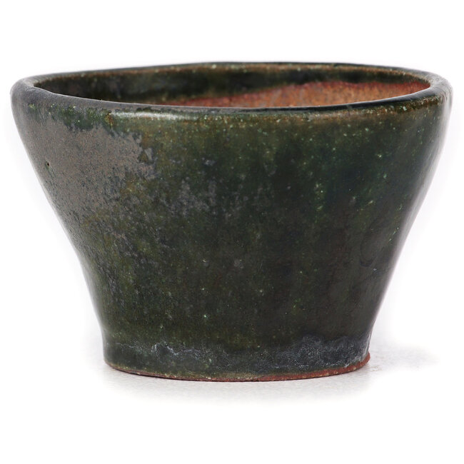 Ronde groene bonsai pot van Bonsai - 70 x 70 x 45 mm