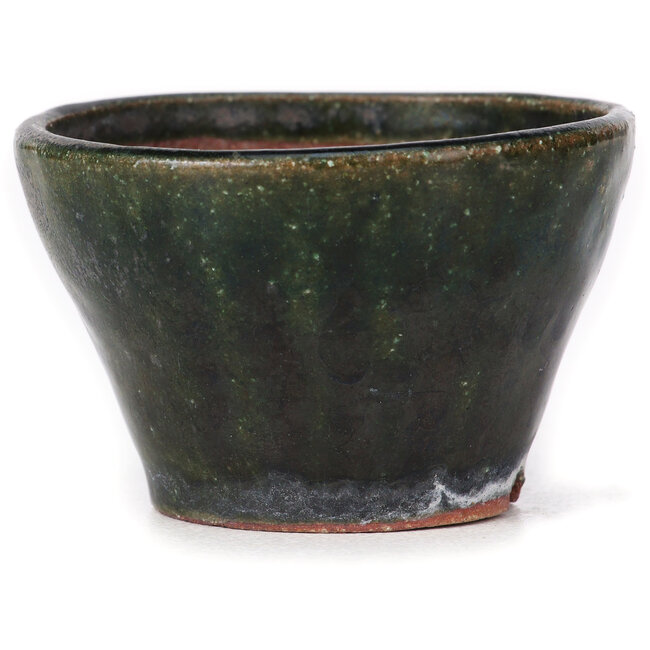 Ronde groene bonsai pot van Bonsai - 70 x 70 x 45 mm