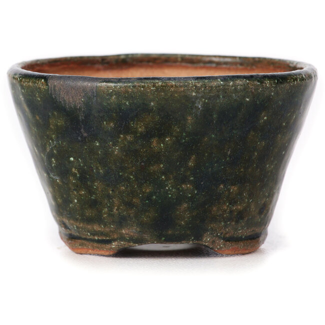 Round green bonsai pot by Bonsai - 70 x 70 x 45 mm