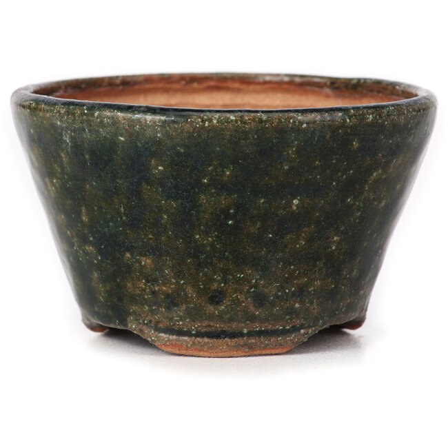 Pot à bonsaï rond vert par Bonsai - 70 x 70 x 45 mm