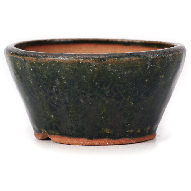 Runde grüne Bonsaischale von Bonsai - 70 x 70 x 35 mm