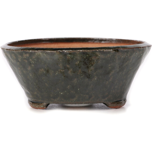 Round green bonsai pot by Bonsai - 120 x 120 x 50 mm