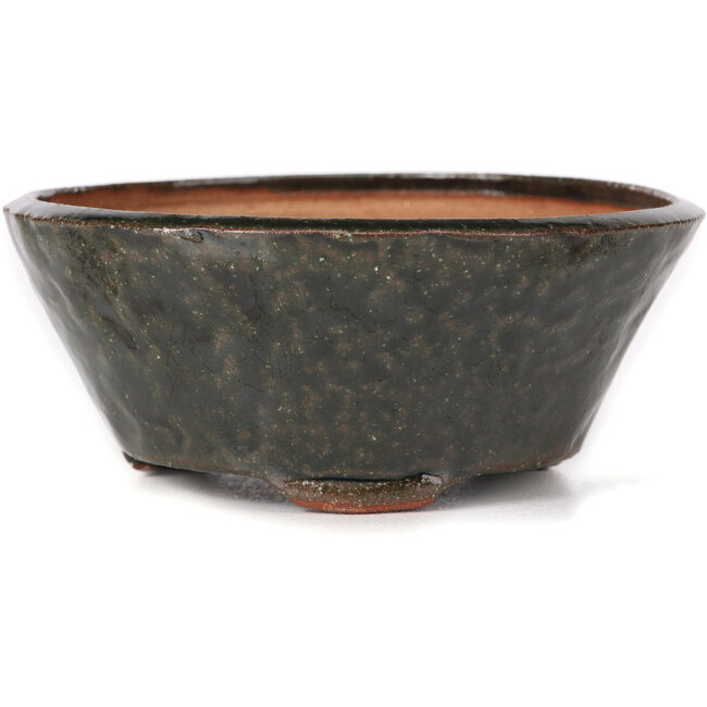 Runde grüne Bonsaischale von Bonsai - 120 x 120 x 50 mm