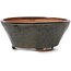 Round green bonsai pot by Bonsai - 120 x 120 x 50 mm