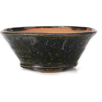 Bonsai 120 mm ronde groene bonsai pot van Bonsai, Japan