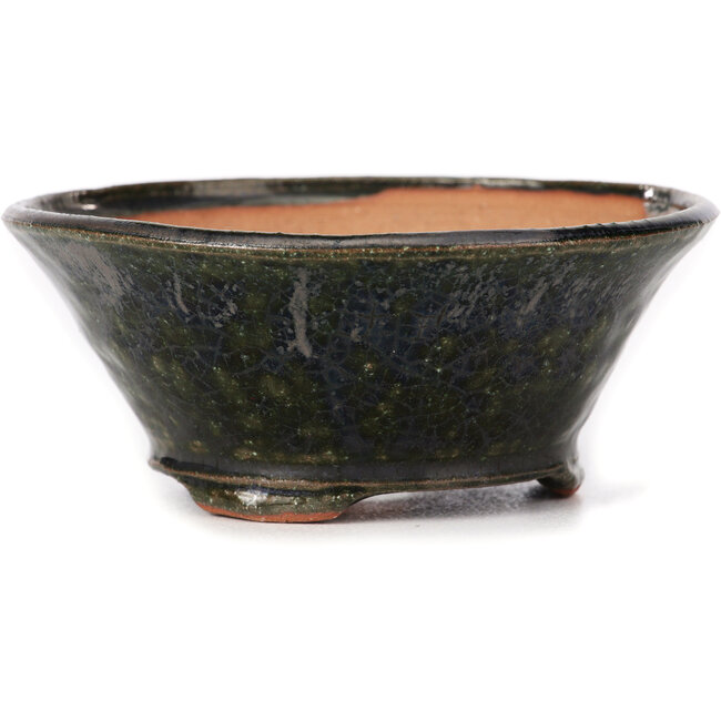 Ronde groene bonsai pot van Bonsai - 120 x 120 x 50 mm