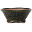 Pot à bonsaï rond vert par Bonsai - 120 x 120 x 50 mm