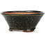Pot à bonsaï rond vert par Bonsai - 120 x 120 x 50 mm