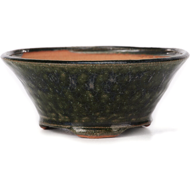 Vaso bonsai rotondo verde di Bonsai - 120 x 120 x 50 mm