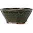 Pot à bonsaï rond vert par Bonsai - 125 x 125 x 55 mm