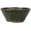 Ronde groene bonsai pot van Bonsai - 125 x 125 x 55 mm