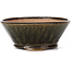 Pot à bonsaï rond vert par Bonsai - 120 x 120 x 50 mm