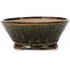 Pot à bonsaï rond vert par Bonsai - 120 x 120 x 50 mm