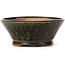 Pot à bonsaï rond vert par Bonsai - 120 x 120 x 50 mm