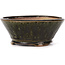Pot à bonsaï rond vert par Bonsai - 120 x 120 x 50 mm