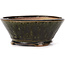 Ronde groene bonsai pot van Bonsai - 120 x 120 x 50 mm