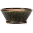 Pot à bonsaï rond vert par Bonsai - 120 x 120 x 50 mm